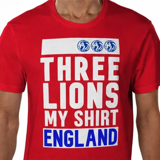 Three Lions Inspired | England Football Fan T-Shirts Set of 2