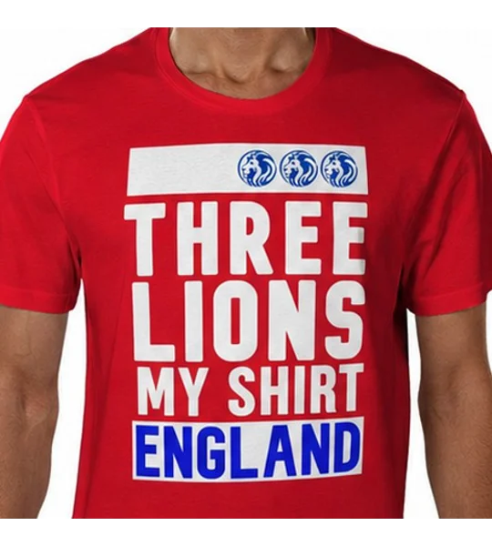 Three Lions Inspired | England Football Fan T-Shirts Set of 2