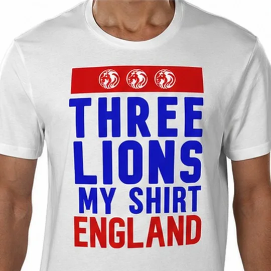 Three Lions Inspired | England Football Fan T-Shirts Set of 2