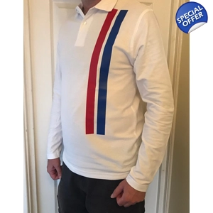 Escape To Victory Long-Sleeved Polo Shirt