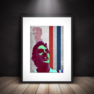 Escape To Victory John Wark Framed Print – Iconic Football Art | Retro Pop Wall Decor