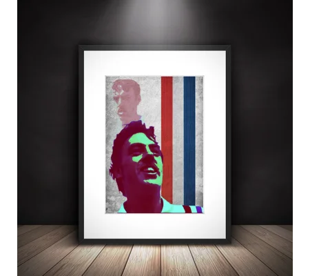 Escape To Victory John Wark Framed Print – Iconic Football Art | Retro Pop Wall Decor