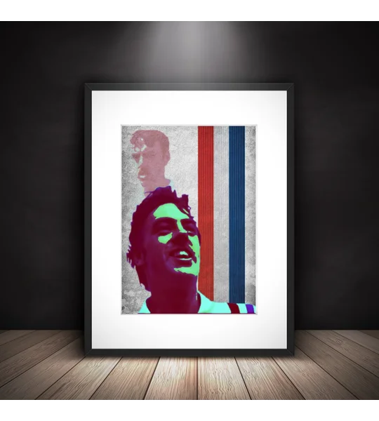 Escape To Victory John Wark Framed Print – Iconic Football Art | Retro Pop Wall Decor