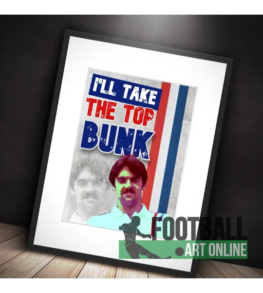 Escape To Victory John Wark “I’ll Take the Top Bunk” Framed Print