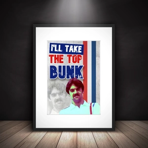 Escape To Victory John Wark “I’ll Take the Top Bunk” Framed Print