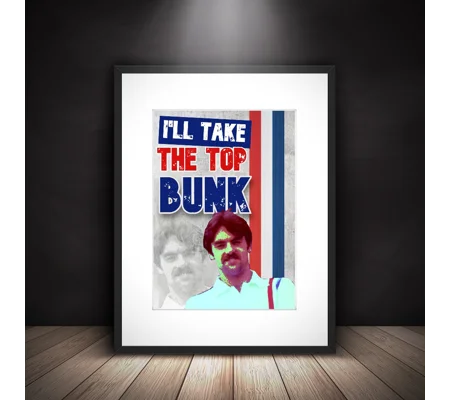 Escape To Victory John Wark “I’ll Take the Top Bunk” Framed Print