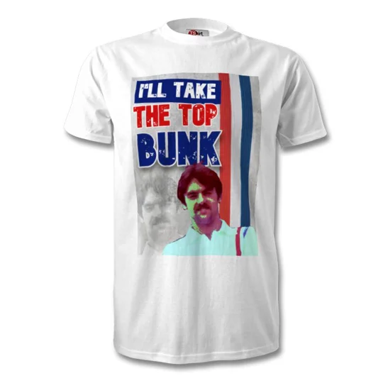 Escape to Victory quotes inspired retro football film T-shirt full colour artwork