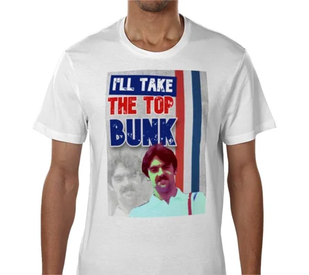 Escape To Victory John Wark “I’ll Take The Top Bunk” T-Shirt – Iconic Football Film Quote Tee