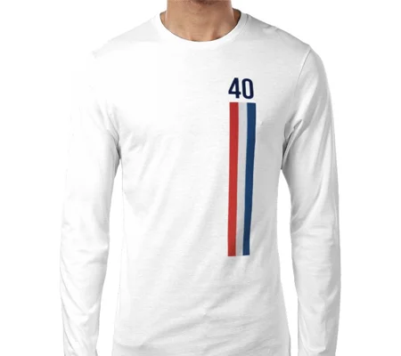 Escape to Victory 40th Anniversary Long Sleeve T-Shirt – Retro Football Movie Tribute Shirt (White)