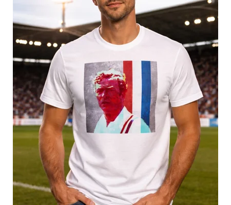 Escape to Victory Michael Caine Captain John Colby Graphic T-Shirt – Classic Football Film Tribute