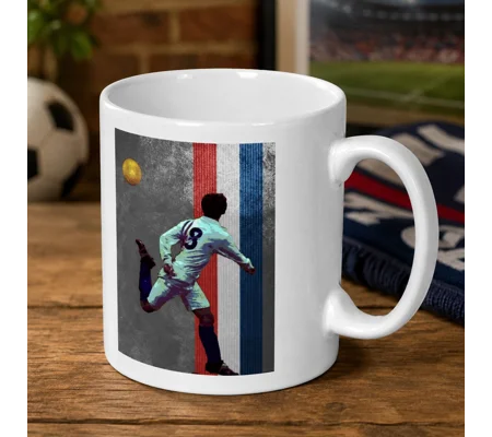 Escape to Victory Ossie Ardiles Mug – Iconic Football Film Art Mug | Argentina Legend Soccer Gift