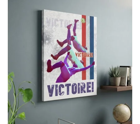 Escape to Victory Pelé Bicycle Kick “Victoire” Canvas Print | Iconic Movie Art