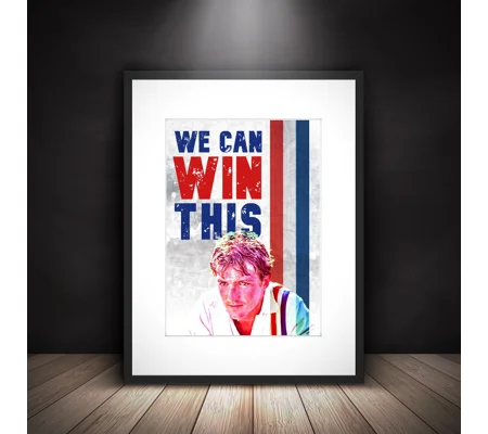 Escape To Victory Russell Osman We Can Win This Framed Print