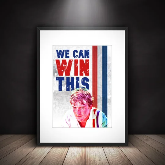 Escape To Victory Russell Osman We Can Win This Framed Print