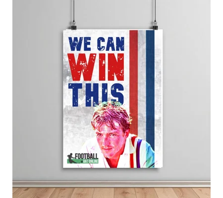 Russell Osman Escape to Victory-Inspired “We Can Win This” Poster Print