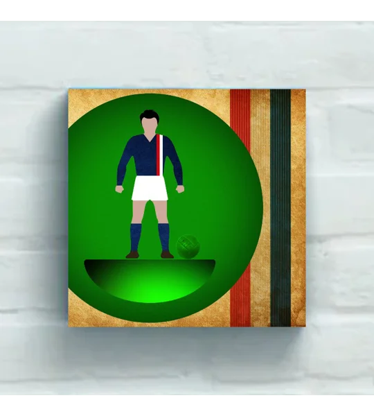 20 x 20 inch Escape to Victory-inspired football wall art canvas