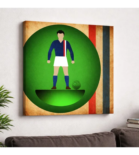 Escape to Victory “Hatch” inspired football figure retro canvas print