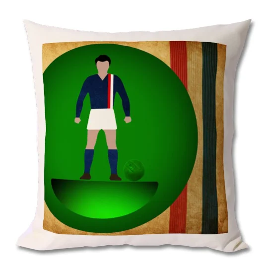 Escape to Victory “Hatch” Football Figure Art Cushion – Retro Football Movie Art Throw Pillow