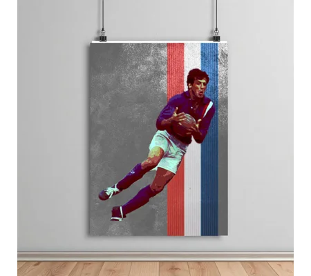 Escape to Victory Sylvester Stallone-Inspired Football Poster