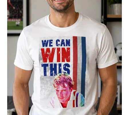 Escape to Victory Russell Osman-Inspired “We Can Win This” Football T-Shirt