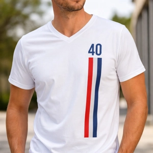 Escape To Victory 40th Anniversary V-Neck T-Shirt White – Classic Football Film Tribute