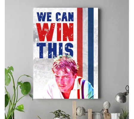 Escape To Victory Russell Osman We Can Win This Canvas Print