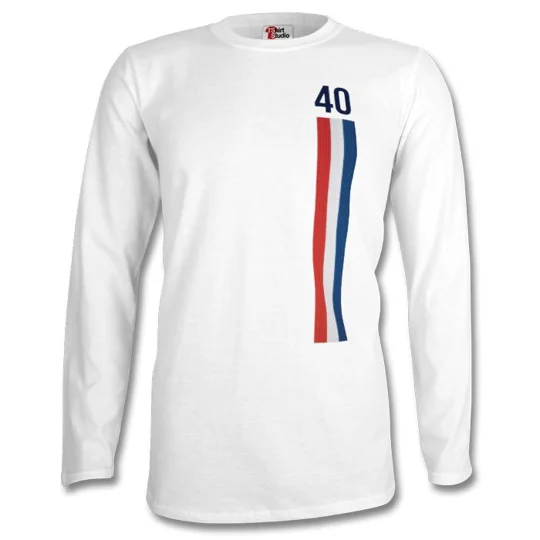 Escape to Victory 40th Anniversary Long Sleeve T-Shirt – Retro Football Movie Tribute Shirt (White)
