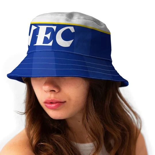 Everton 1986 home-inspired retro bucket hat in heavyweight canvas