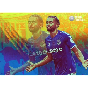 Everton Dominic Calvert-Lewin Pop-art Digital Print