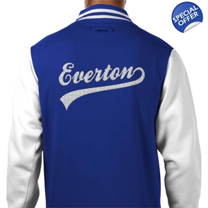 Everton Retro Style Varsity Jacket