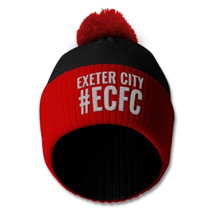 Exeter City FC Embroidered Retro-Style Bobble Hat