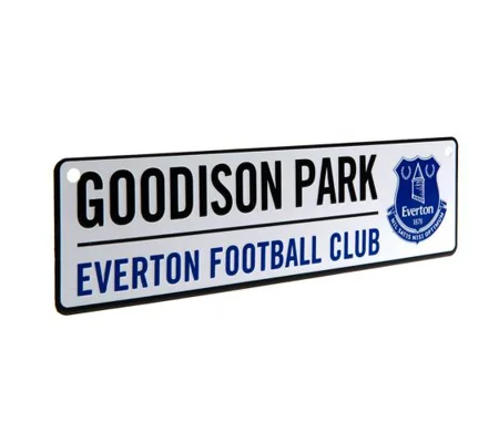 Everton Metal Window Sign