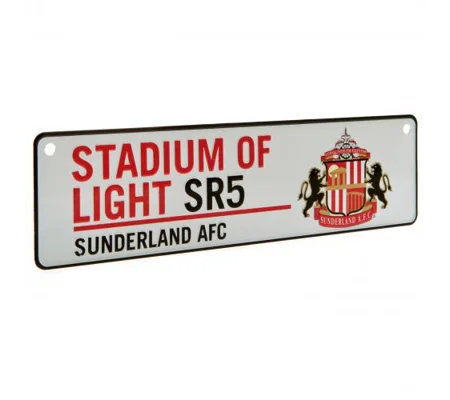 Sunderland Metal Window Sign