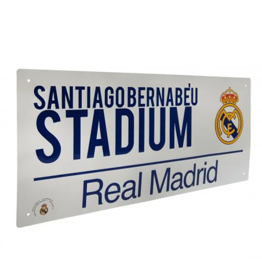Real Madrid CF Street Sign