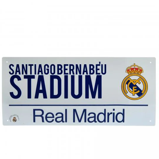 Real Madrid CF Street Sign