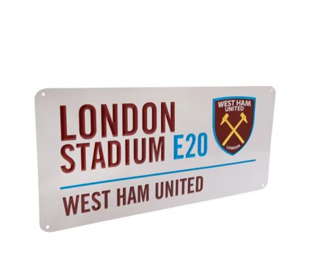West Ham United FC Street Sign