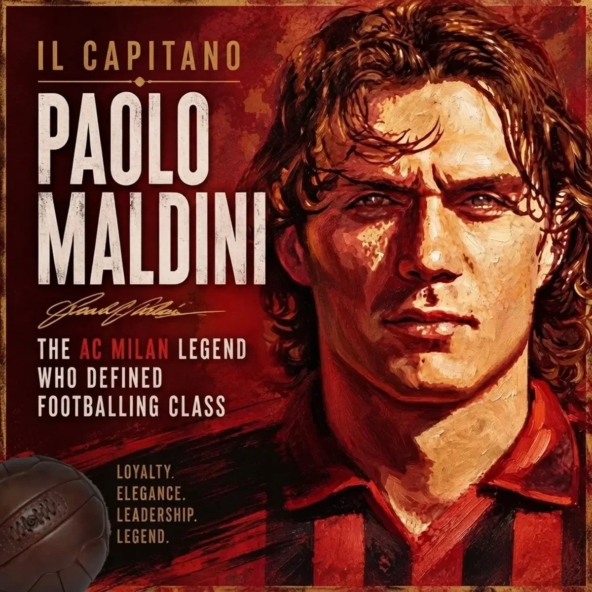 Il Capitano Paolo Maldini: The AC Milan Legend Who Defined Footballing Class