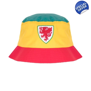 Official FAW Wales Cymru Football Bucket Hat
