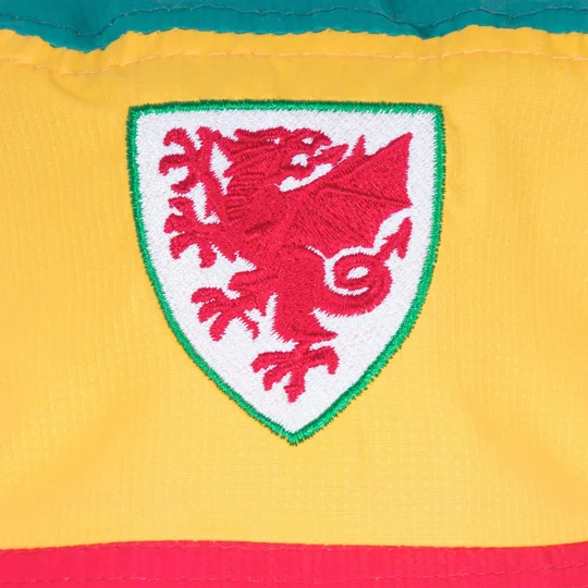 Welsh football bucket hat in lightweight breathable ripstop-effect fabric