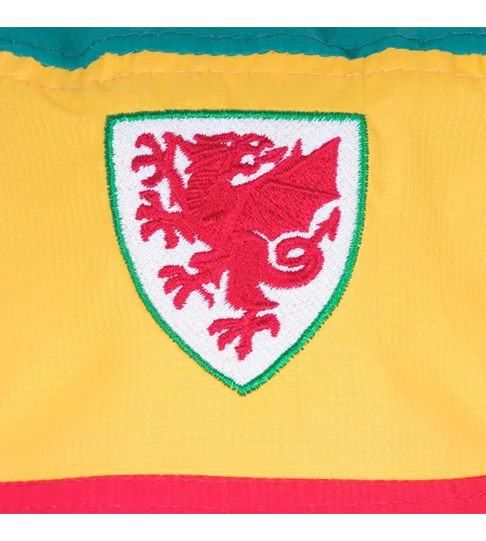 Welsh football bucket hat in lightweight breathable ripstop-effect fabric