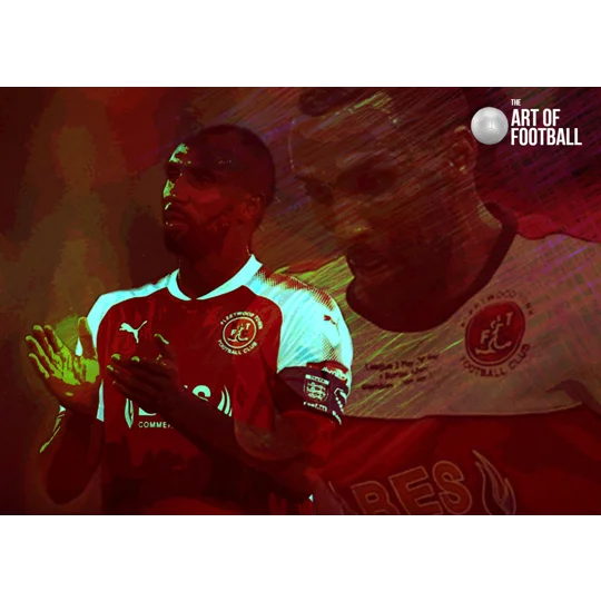 Fleetwood Town Fc Nathan Pond Legend Digital Print