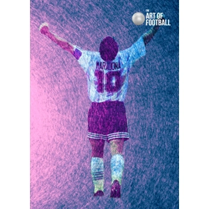 Argentina Diego Maradona Iconic No 10 Legend Digital Print
