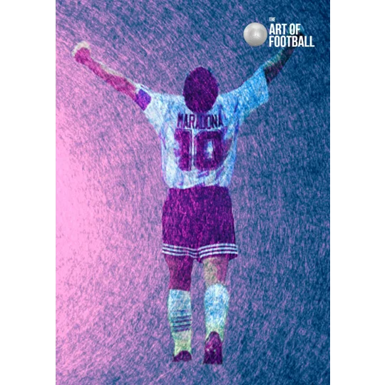 Argentina Diego Maradona Iconic No 10 Poster