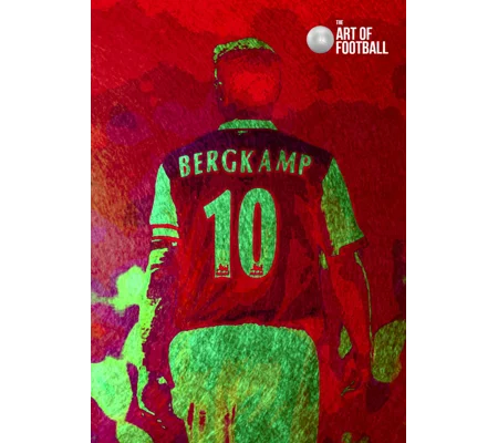 Arsenal Dennis Bergkamp Digital Print | Iconic Football Wall Art