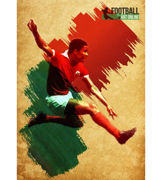 Benfica Eusebio Iconic Legend Digital Print