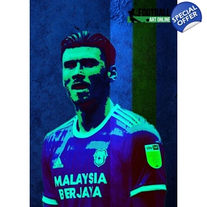 Cardiff Kieffer Moore Pop-art Poster