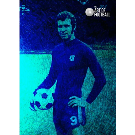 Chelsea Peter Osgood Iconic Legend Retro Poster