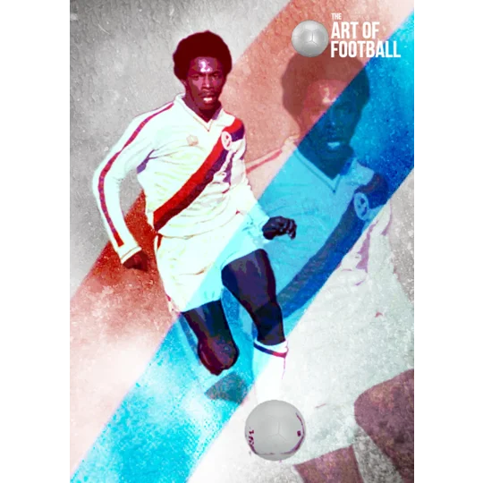 Crystal Palace Vince Hilaire Iconic Football Art Poster | Soccer Wall Art