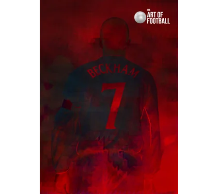 England David Beckham Iconic No7 Poster