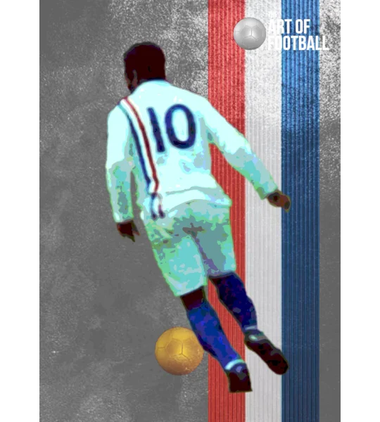 Escape to Victory Pelé-inspired vintage football poster wall art